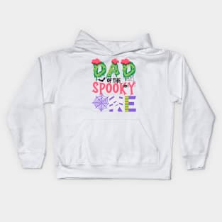 Dad Of The Spooky One Halloween First 1st Birthday Party Kids Hoodie